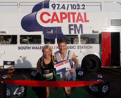 You crossing our Capital FM Finish Line