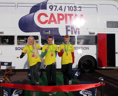 You crossing our Capital FM Finish Line