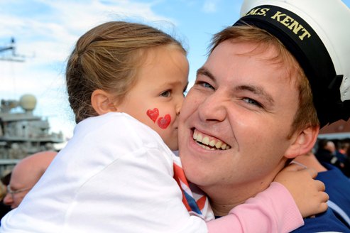 HMS Kent homecoming