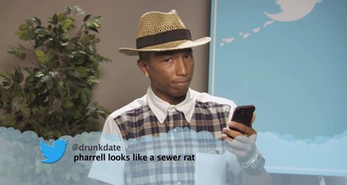 Pharrell Mean Tweets
