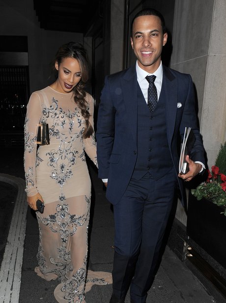 Rochelle and Marvin leaving The Pride Of Britain A