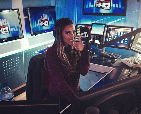 Rochelle humes in the capital studio