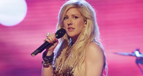 Ellie Goulding performs on the x factor