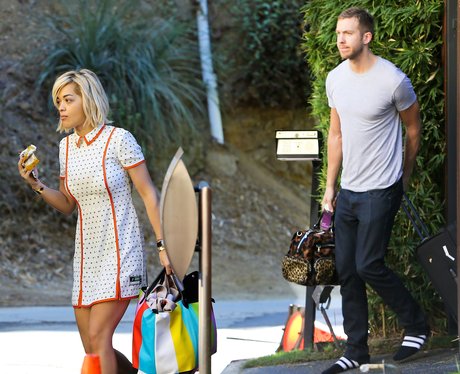 Rita Ora and Calvin Harris