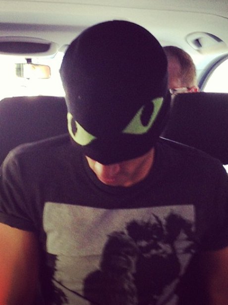 Siva wearing a mask