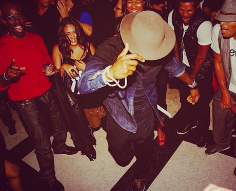 Usher dancing