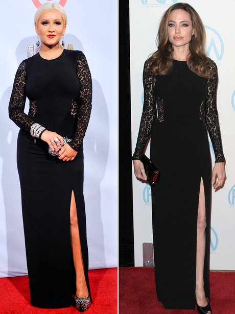 Who Wore It Best: Christina Aguilera and Angelina