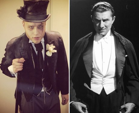 Olly Murs dressed as Dracula