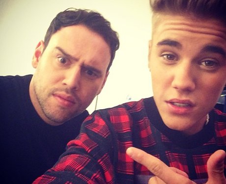 Justin Bieber And Scooter Braun