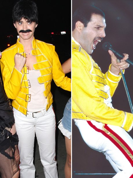 Katy Perry dressed As Freddie Mercury