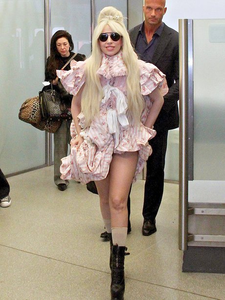 Lady Gaga at the airport