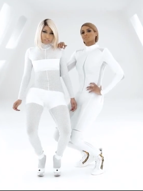 Nicki Minaj and Ciara in their music video together