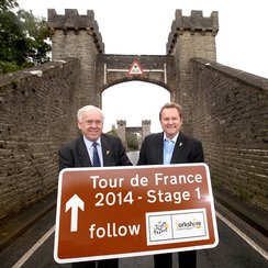 Tour De France sign in Yorkshire