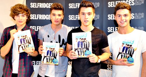 Union J meet fans and sign copies of their book