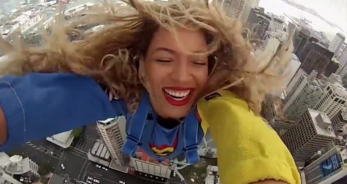 beyonce freefall video