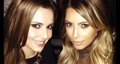 Cheryl Cole and Kim Kardashian 