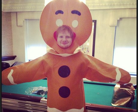 Ed Sheeran Gingerbread Man for halloween