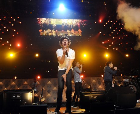 Harry Styles on stage