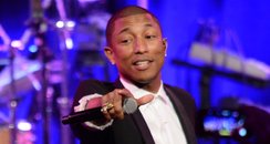Pharrell Williams on stage 