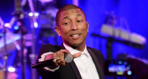 Pharrell on stage