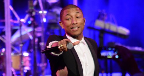 Pharrell on stage