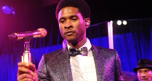 Usher with affro hair