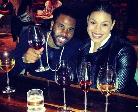 Jason Derulo and Jordin Sparks in a wine bar