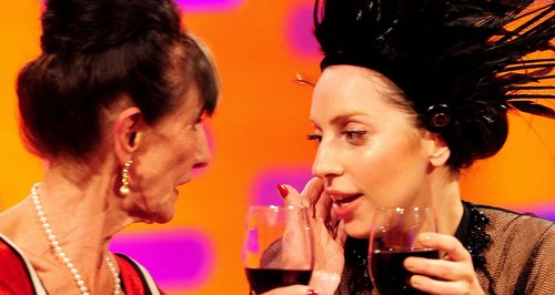 Lady Gaga with June Brown