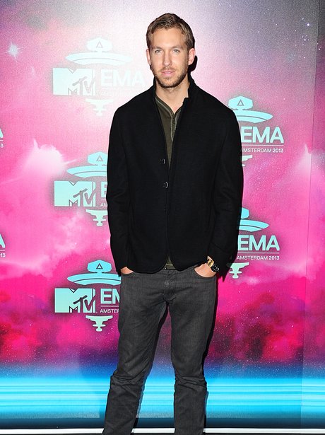 Calvin Harris on the MTV EMAs 2013 Red Carpet