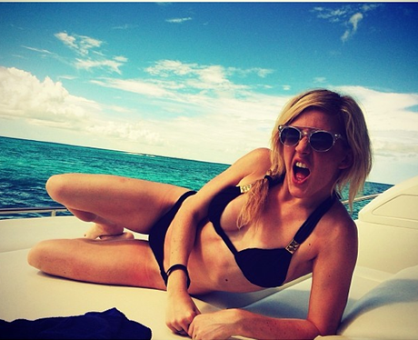 Ellie Goulding in a bikini