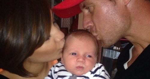 Frankie Sandford, Wayne Bridge And Baby Parker