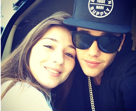 Justin Bieber with fans