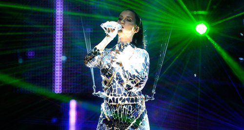 Katy Perry performs live on stage at the MTV EMA's