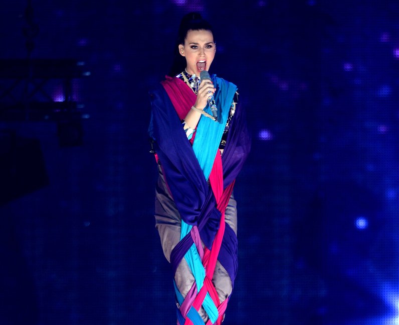 Katy Perry performs live on stage at the MTV EMA's
