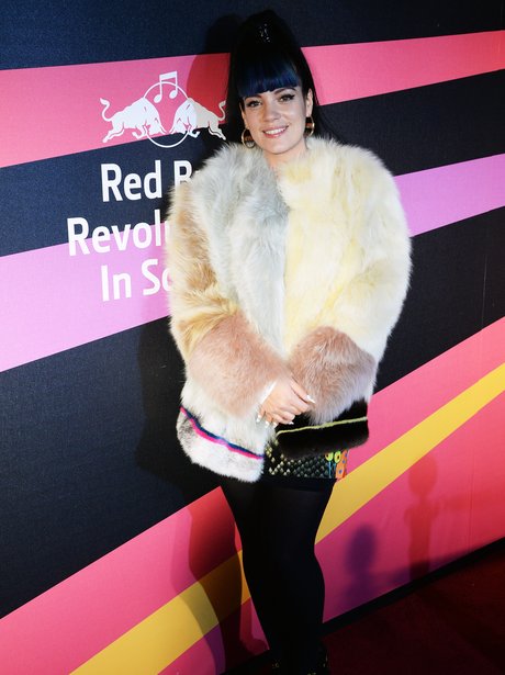 Lily Allen arrives at Red Bull Revolutions