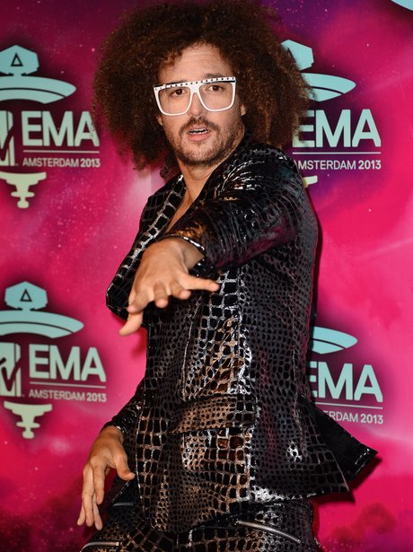 LMFAO star Redfoo arrives at the MTV EMAs 2013
