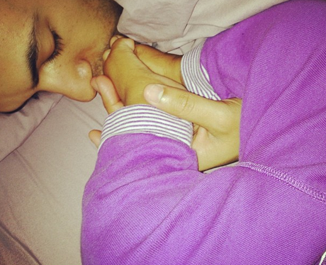 Marvin Humes and Baby