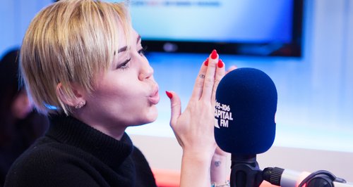 Miley Cyrus Capital FM webchat