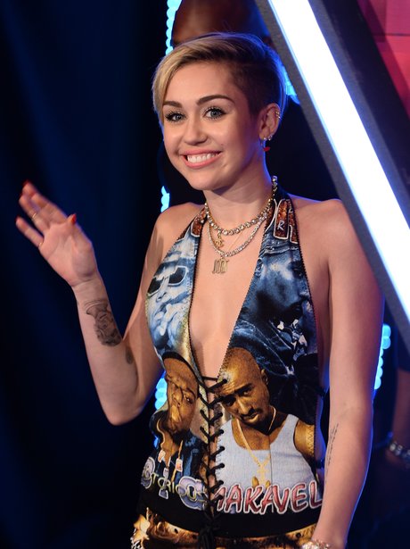 Miley Cyrus arrives at the MTV EMAs 2013