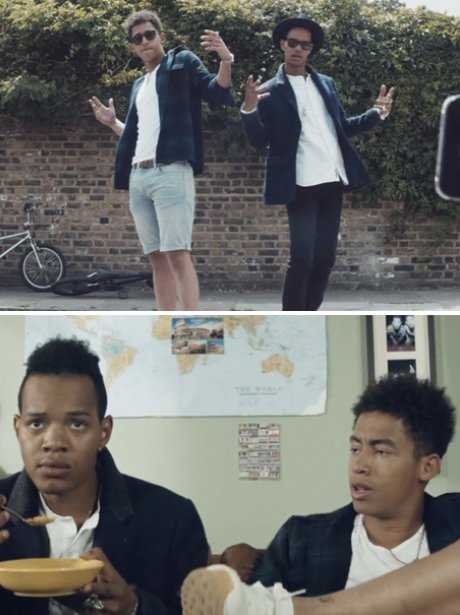 Rizzle Kicks in their 'Lost Generation' music video