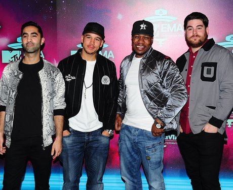 Rudimental on the MTV EMAs 2013 Red Carpet