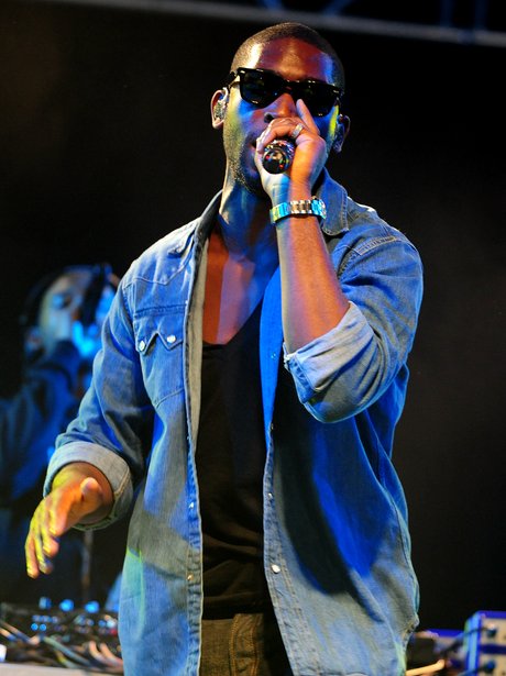 Tinie Tempah on stage