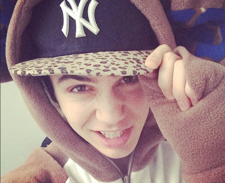 George Shelley shares an Instagram selfie