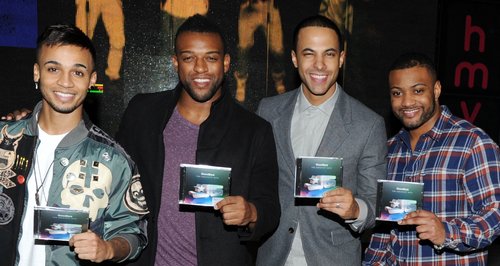 JLS album signing