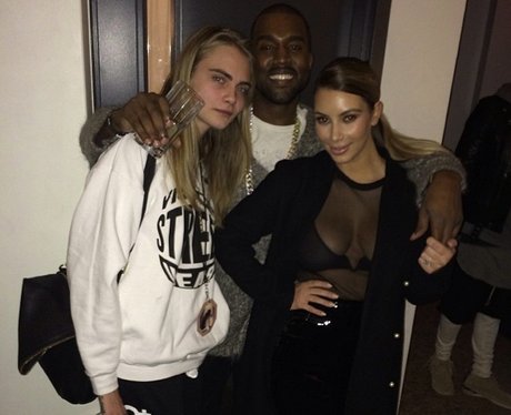Kanye West and Kim Kasdashian