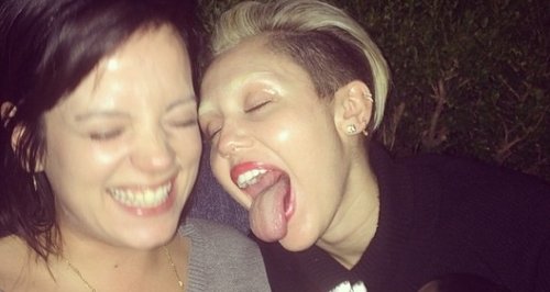 Miley Cyrus Lily Allen Instagram