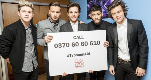 One Direction Typhoon Aid