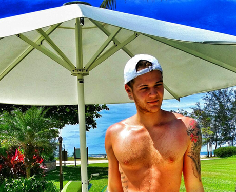 Ryan Fletcher on holiday