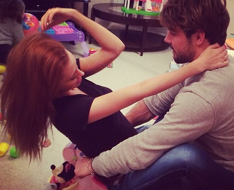 Una Healy and Ben Foden on Instagram