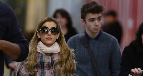 Ariana Grande and Nathan Sykes at the airport